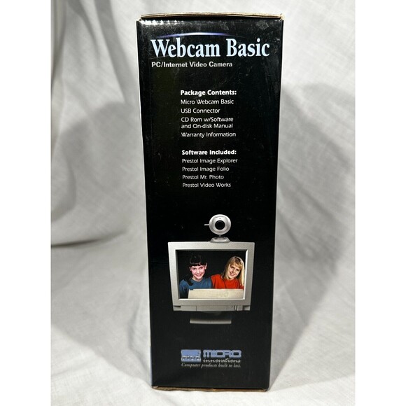 NEW Vintage Micro Innovations Basic Webcam PC/Internet USB Video Camera IC50C - Picture 5 of 9